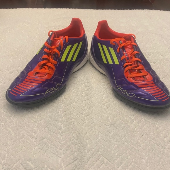 Adidas F50 indoor soccer cleats (Men’s size 4.5) - Picture 2 of 4